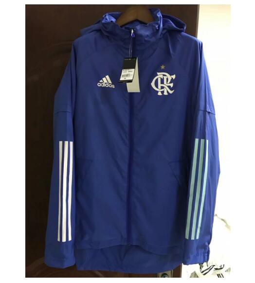 Flamengo Blue Windbreaker Jacket 2020/21